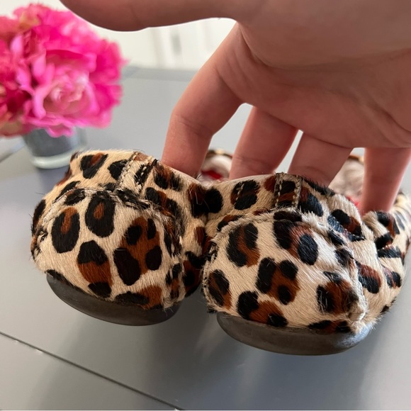 Peter Millar Cheetah Print Hair Calf Ballet Flats - Picture 4 of 9